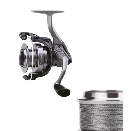 CARRETE OKUMA AZAKI CON TRENZADO