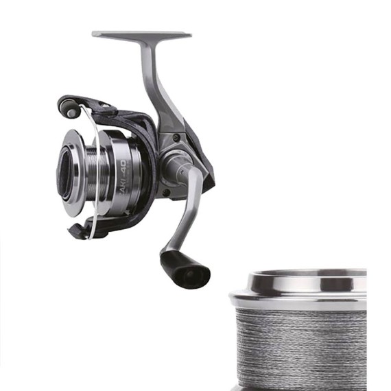 CARRETE OKUMA AZAKI CON TRENZADO