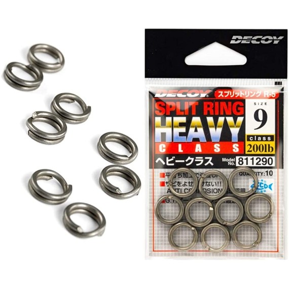 ANILLA DECOY SPLIT RING HEAVY 8 Unid.
