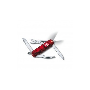 NAVAJA VICTORINOX 10 USOS C/LUZ ROJA-TR