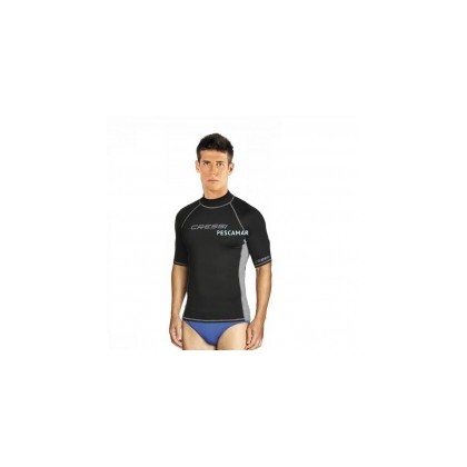 CAMISETA CRESSI RASH GUARD HOMBRE NEGRO