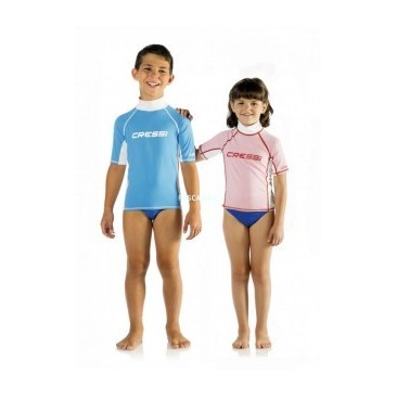 CAMISETA CRESSI RASH GUARD NIÑA M.CORTA