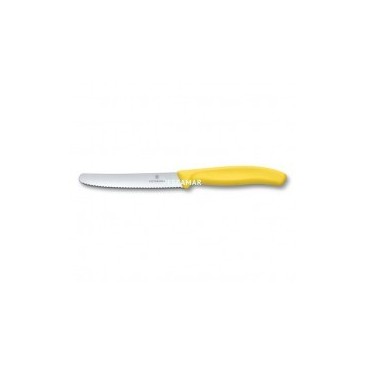 CUCHILLO VICTORINOX TOMATE SIERRA AMARIL