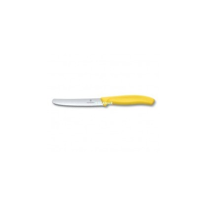 CUCHILLO VICTORINOX TOMATE SIERRA AMARIL