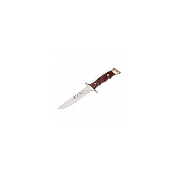 CUCHILLO MUELA MANGO ZAMAK DORADO MADERA