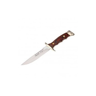 CUCHILLO MUELA MANGO ZAMAK DORADO MADERA