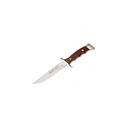 CUCHILLO MUELA MANGO ZAMAK DORADO MADERA