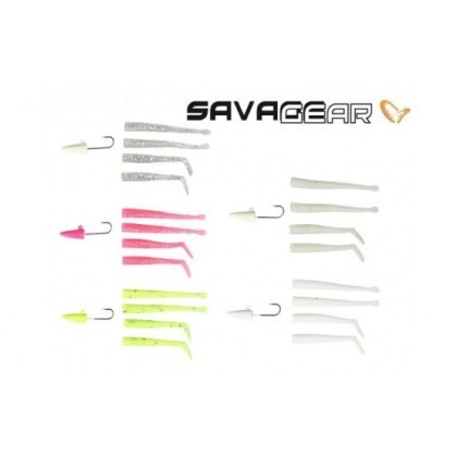 VINILO SAVAGE GEAR MINI SANDEEL KIT 25 U