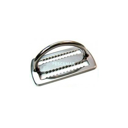 HEBILLA INOX ANTIDESLIZANTE CON ARGOLLA