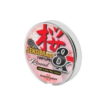 HILO TRENZADO SAKURA SENSIBRAID 8X 150 M