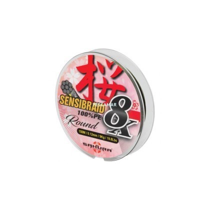 HILO TRENZADO SAKURA SENSIBRAID 8X 150 M