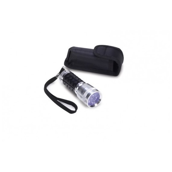 LINTERNA ALUMINIO DE 14 LED ULTRAVIOLETA