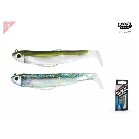 BLACK MINNOW 70 COMBO DOBLE OF SHORE 3 G