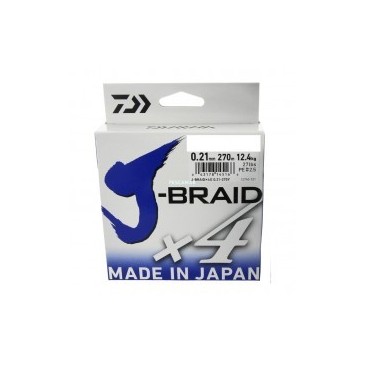 HILO TRENZADO DAIWA J BRAID X4 270 MT