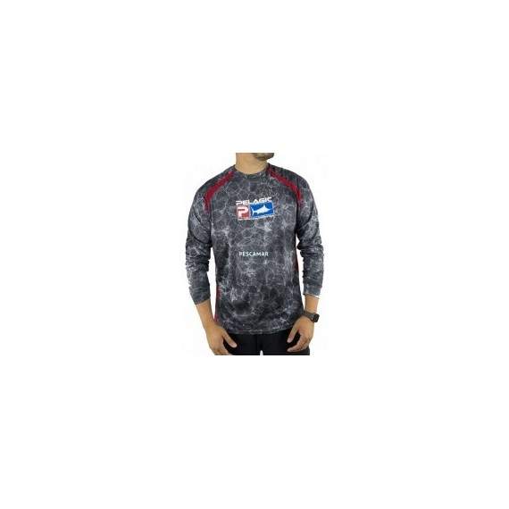 CAMISA TECNICA LARGA PELAGIC BLACK HEX