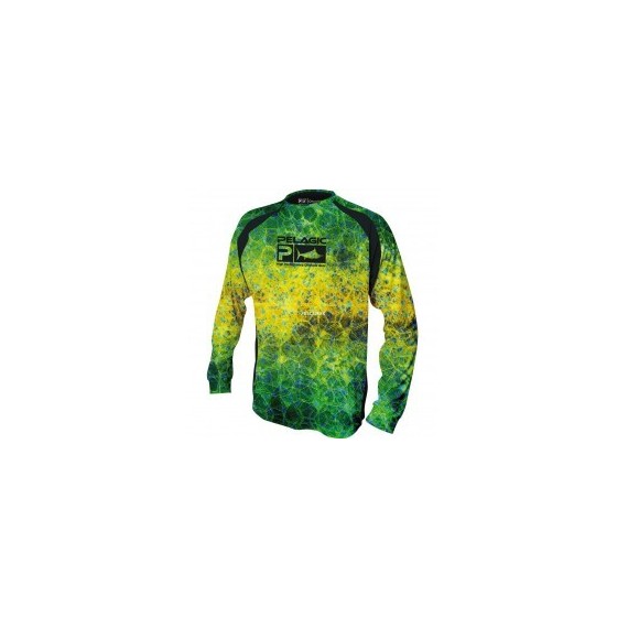 CAMISA TECNICA LARGA PELAGIC DORADO HEX