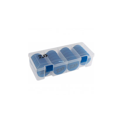 CAJA PORTA BAJOS DAIWA CON 22 PLEGADORES