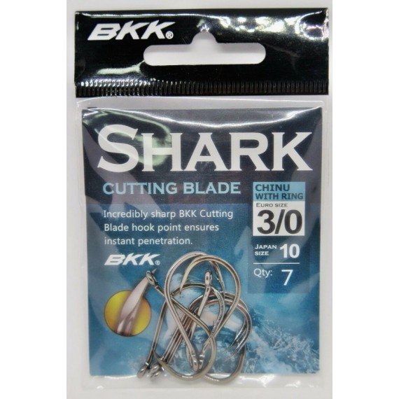 ANZUELO BKK CHINU-R SHARK WITH RING CB
