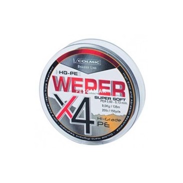 HILO TRENZADO COLMIC WEPER X4 300 MT.