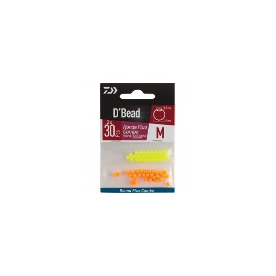 KIT PERLAS DAIWA D`BEAD RONDE FLUO L