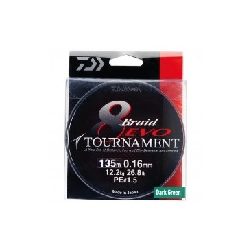 TRENZADO DAIWA TOURNAMENT X8 EVO 135 MT