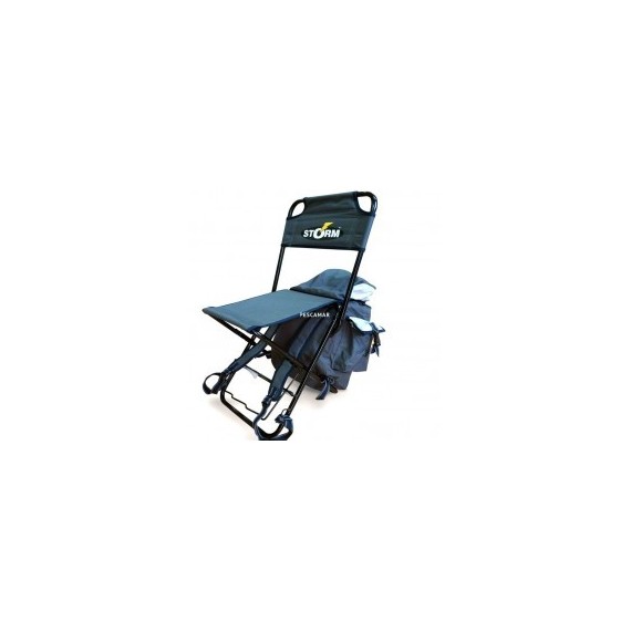 SILLA PLEGABLE STORM CAÑERO Y MOCHILA