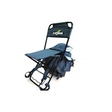 SILLA PLEGABLE STORM CAÑERO Y MOCHILA