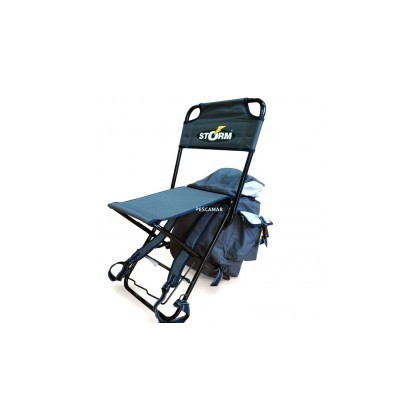 SILLA PLEGABLE STORM CAÑERO Y MOCHILA