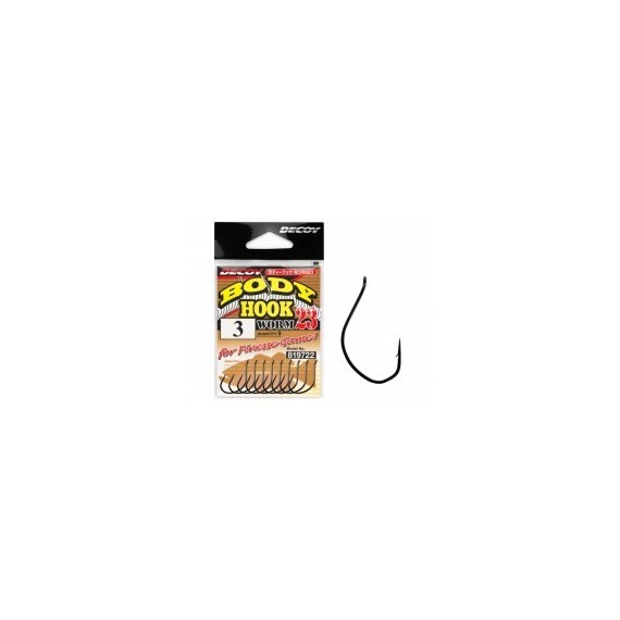 ANZUELO DECOY BODY HOOK WORM 23 9 UNID.