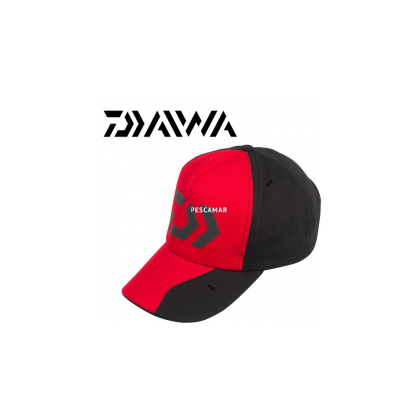 GORRA DAIWA NEGRA Y ROJA