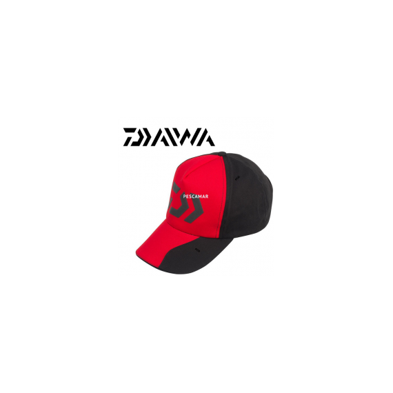 GORRA DAIWA NEGRA Y ROJA
