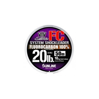 FLUOROCARBON SUNLINE SM SYSTEM SHOCK 50M 0.47 MM INVISIBLE