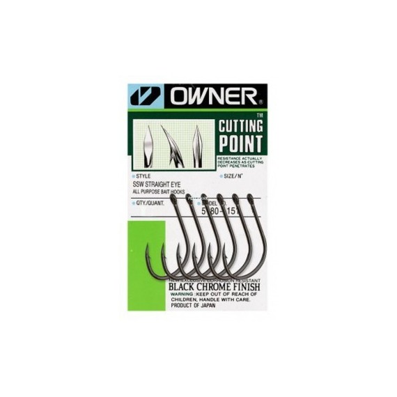 ANZUELO OWNER 5180 SSW STRAIGHT EYE