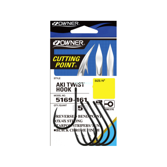 ANZUELO OWNER 5169 AKI TWIST BAIT HOOK