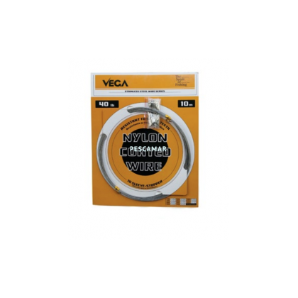 CABLE ACERO REVESTIDO + REMACHE VEGA 10M