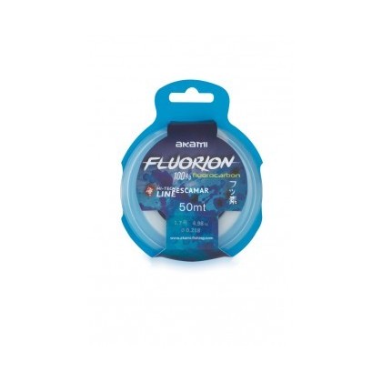 HILO FLUOROCARBON AKAMI FLUORION 50 MT 0.19 MM BLANCO