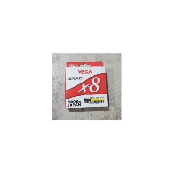 HILO TRENZADO VEGA BRAID X8 300 MT