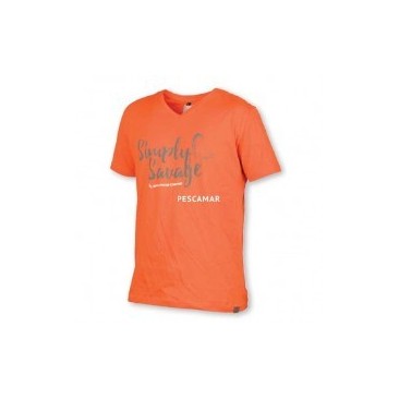 CAMISETA SAVAGE GEAR SIMPLU V-NECK TEE