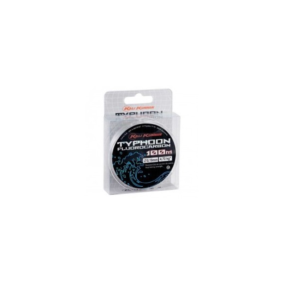 FLUOROCARBON KALI KUNNAN TYPHOON 100 MT 0.34 MM BLANCO