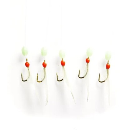SABIKI MUSTAD FEATHER RIG 5 ANZUELOS