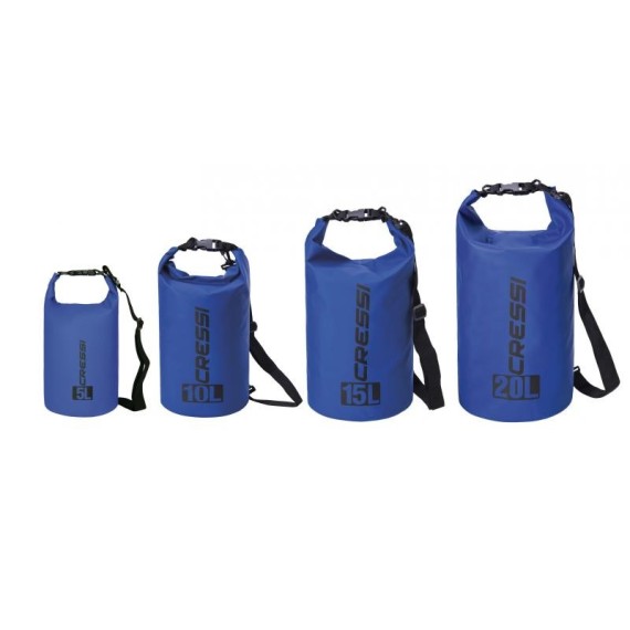 BOLSA ESTANCA DRY PVC CRESSI 15 LTS 2 - AZUL
