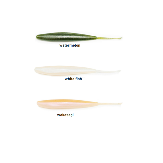 VINILO REINS SWAMP SHAD 6" 6UND.