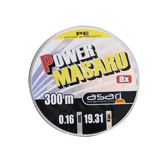 HILO ASARI MASARU POWER 300 MT 0.20 MM VERDE OSCU