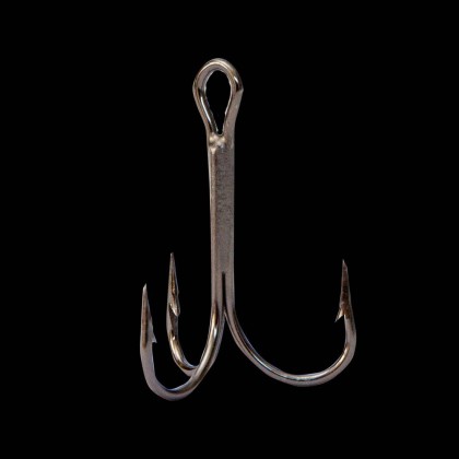 ANZUELO TRIPLE MUSTAD BLACK NIKEL