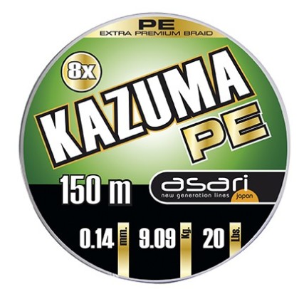 HILO TRENZADO ASARI KAZUMA 8X 150MT