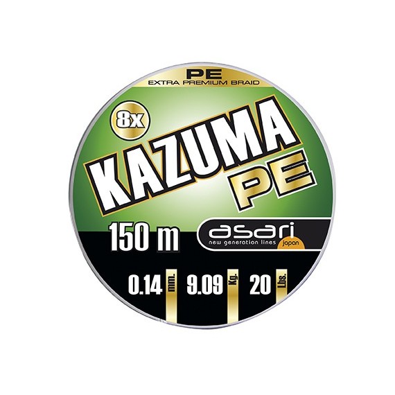 HILO TRENZADO ASARI KAZUMA 8X 150MT