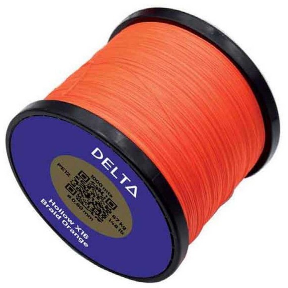 TRENZADO DELTA HOLLOW X16 ORANGE 1000 MT