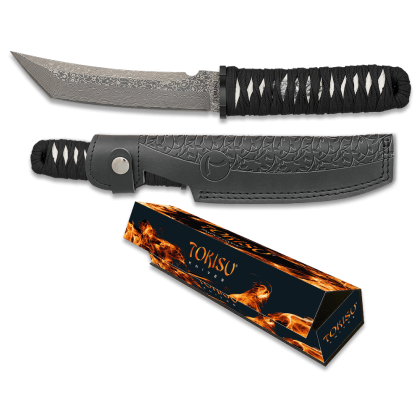 CUCHILLO TOKISU D2 TANTO MANGO GOMA