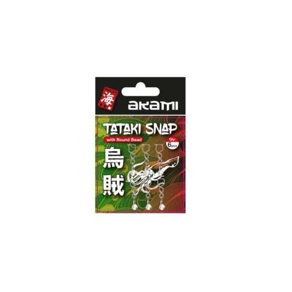 TATAKI AKAMI SNAP WITH ROUND BEAD