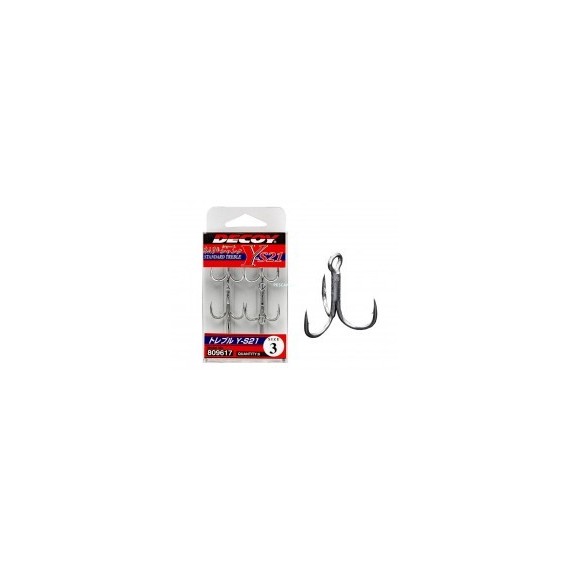ANZUELO TRIPLE DECOY YS-21 6 UNIDADES